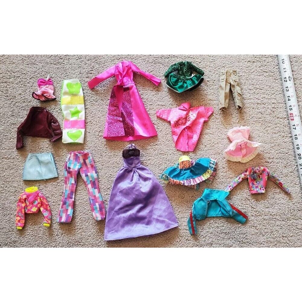 Barbie Clothes 15 Piece Assortment Some Vintage Hard To Find See Details